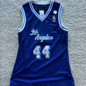 Blue Los Angeles Lakers Jerry West Jersey